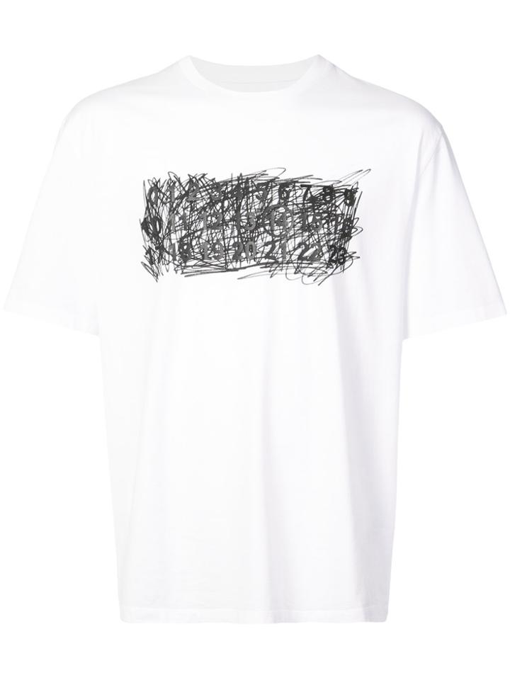 Maison Margiela Graffiti Print T-shirt - White