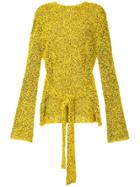 Dion Lee Paper Tower Pullover Sweater - Yellow & Orange