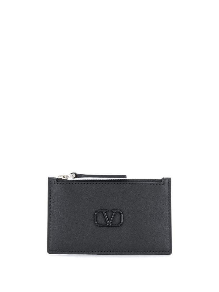 Valentino Valentino Garavani Vlogo Coin Purse - Black