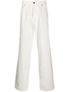 Pop Trading Company Straight Leg Trousers - White