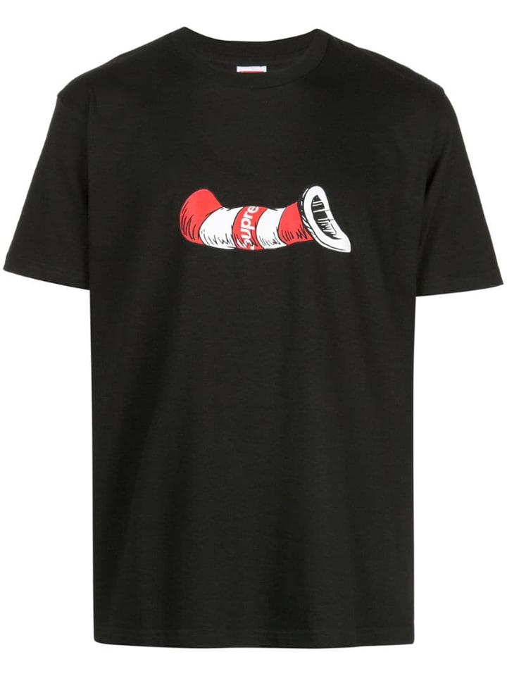Supreme Cat In The Hat T-shirt - Black