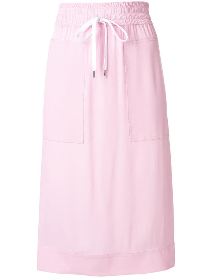 No21 Drawstring Straight Skirt - Pink