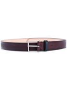 Paul Smith - Square Buckle Belt - Men - Leather - 95, Brown, Leather