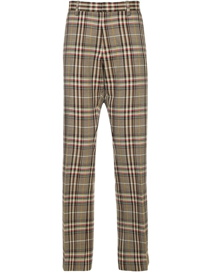 Ports V Checked Trousers - Multicolour