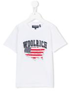 Woolrich Kids Logo T-shirt, Boy's, Size: 12 Yrs, White