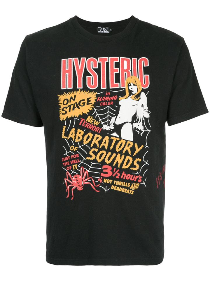 Hysteric Glamour Printed T-shirt - Black