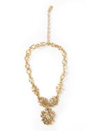 Yves Saint Laurent Vintage Arabesque Necklace, Women's, Metallic