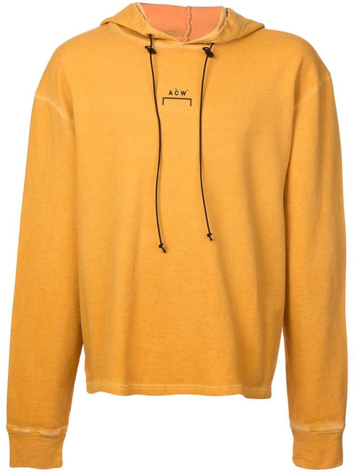 A-cold-wall* Logo Print Hoodie - Orange