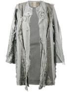 By Walid 18th Century Embroidered Coat - Grey