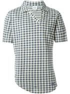 Vivienne Westwood Man Asymmetric Placket Gingham Shirt