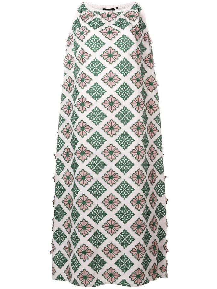 Sport Max Code Embroidered Maxi Dress - Pink