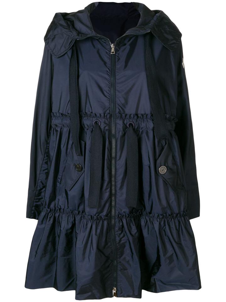 Moncler Turquoise Coat - Blue