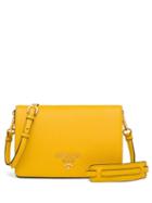 Prada Leather Shoulder Bag - Yellow