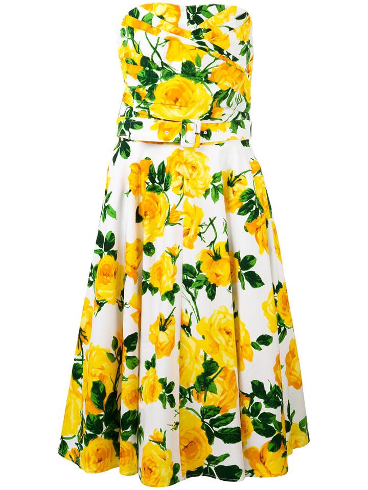 Samantha Sung - Carol Dress - Women - Cotton/spandex/elastane - 6, White, Cotton/spandex/elastane