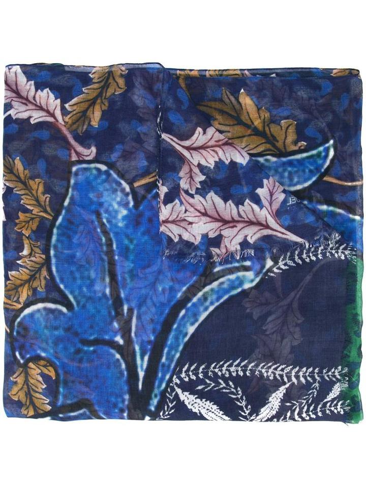 Yigal Azrouel Hedera Social Club Scarf, Women's, Blue, Modal/cashmere