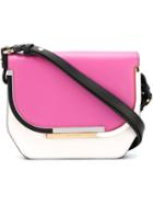Salvatore Ferragamo Ornament Signature Shoulder Bag, Women's, Pink/purple