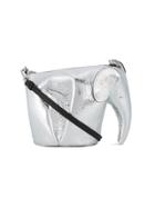Loewe Mini Silver Elephant Bag - Metallic