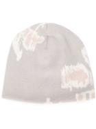 Baja East Intarsia Knit Beanie, Women's, Grey, Cashmere