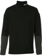 Midnight Studios Hybrid Turtleneck Sweater, Men's, Size: 2, Black, Cotton