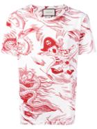 Gucci - Sea Storm Print T-shirt - Men - Cotton - Xl, White, Cotton