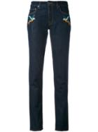 Victoria Victoria Beckham - Okinawa Cropped Jeans - Women - Cotton/polyester/lyocell - 26, Blue, Cotton/polyester/lyocell