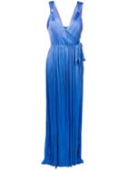 Maria Lucia Hohan Amena Wrap Front Dress - Blue