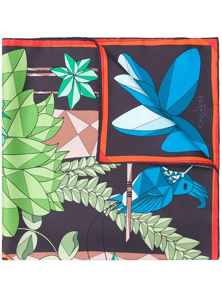 Cha Val Milano Hummingbird Scarf - Grey