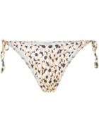Suboo Leopard Print Bikini Bottoms - Yellow & Orange