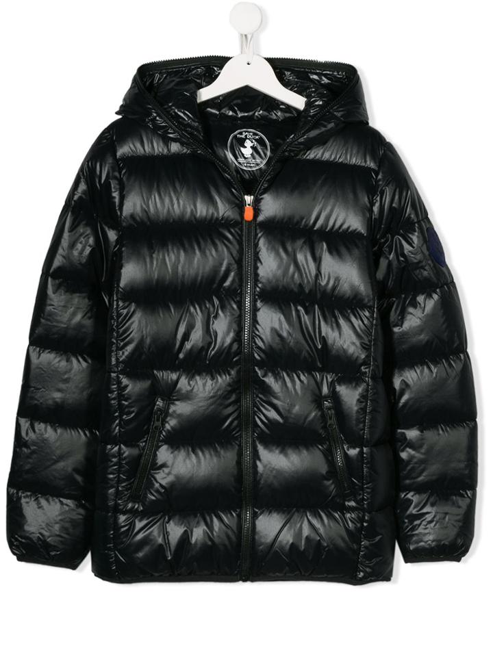 Save The Duck Kids Short Padded Jacket - Black