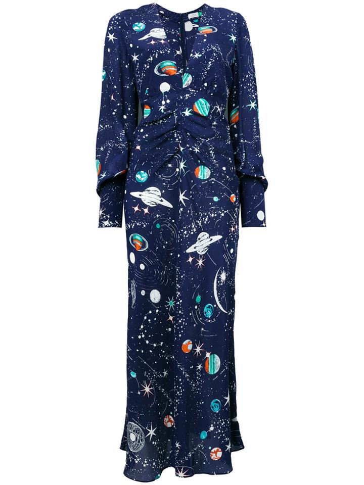 Rixo Maressa Cosmic Dress - Blue