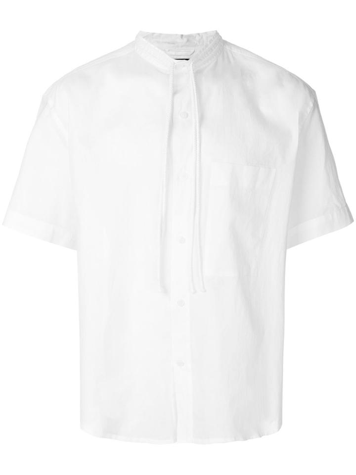 Craig Green Short-sleeve Drawstring Shirt - White