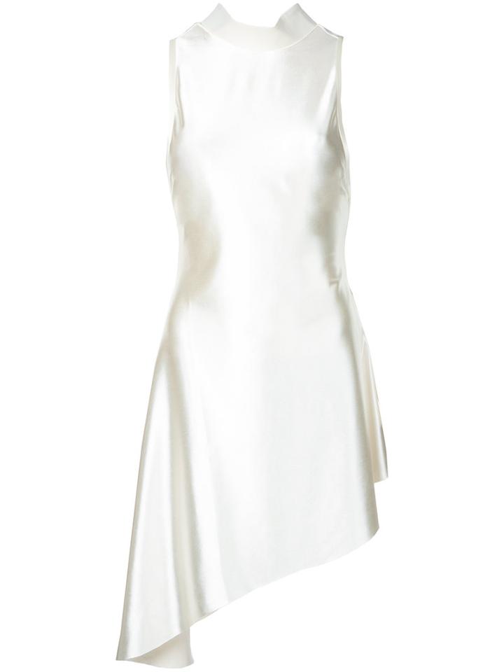 Robert Wun - Asymmetric Top - Women - Polyester/spandex/elastane - 6, Nude/neutrals, Polyester/spandex/elastane