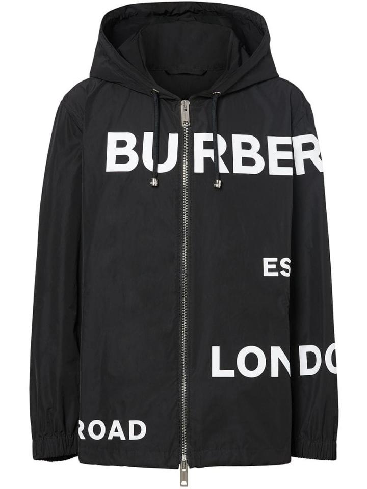 Burberry Horseferry Print Hoodie - Black