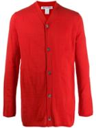 Comme Des Garçons Shirt Fine Knit Cardigan - Red