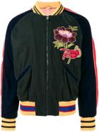 Gucci Green Embroidered Bomber Jacket