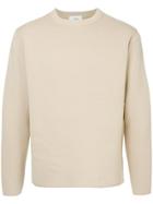 Clane Homme Crew Neck Slim Fit Jumper - Nude & Neutrals