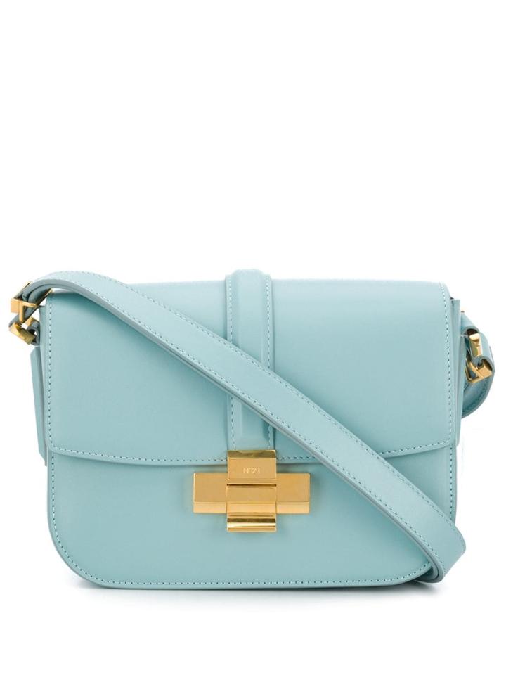 Nº21 Clasp-fastening Cross-body Bag - Blue
