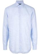 Frescobol Carioca Long-sleeve Fitted Shirt - Blue