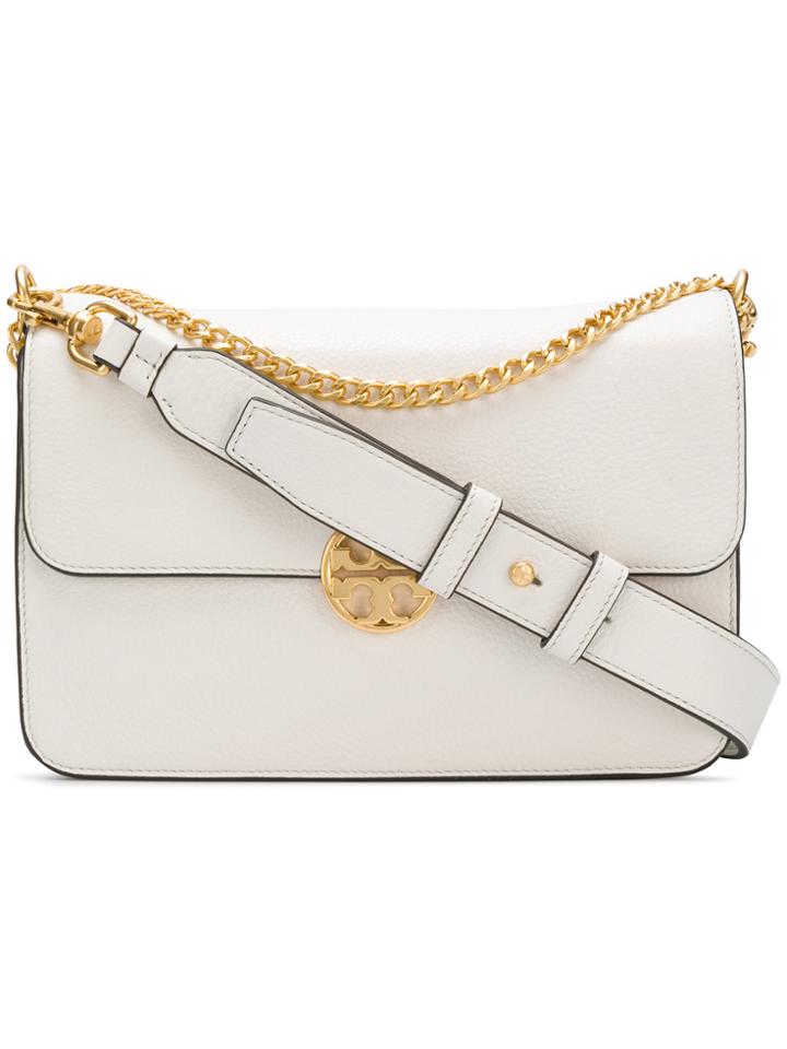 Tory Burch Chelsea Convertible Shoulder Bag - White
