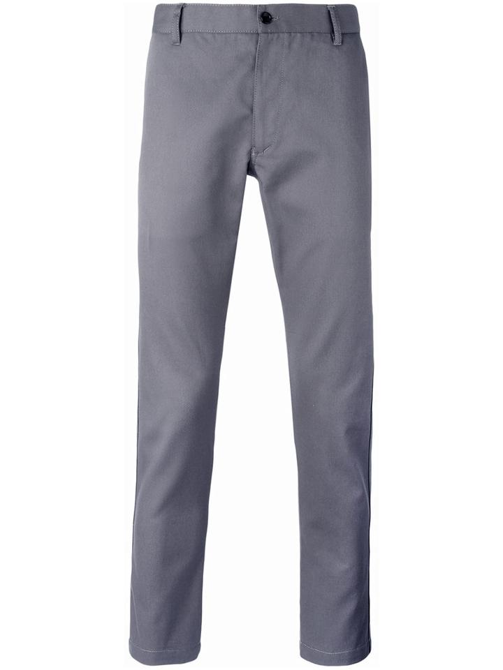 Comme Des Garçons Shirt Boys Plain Chinos, Men's, Size: Large, Grey, Cotton