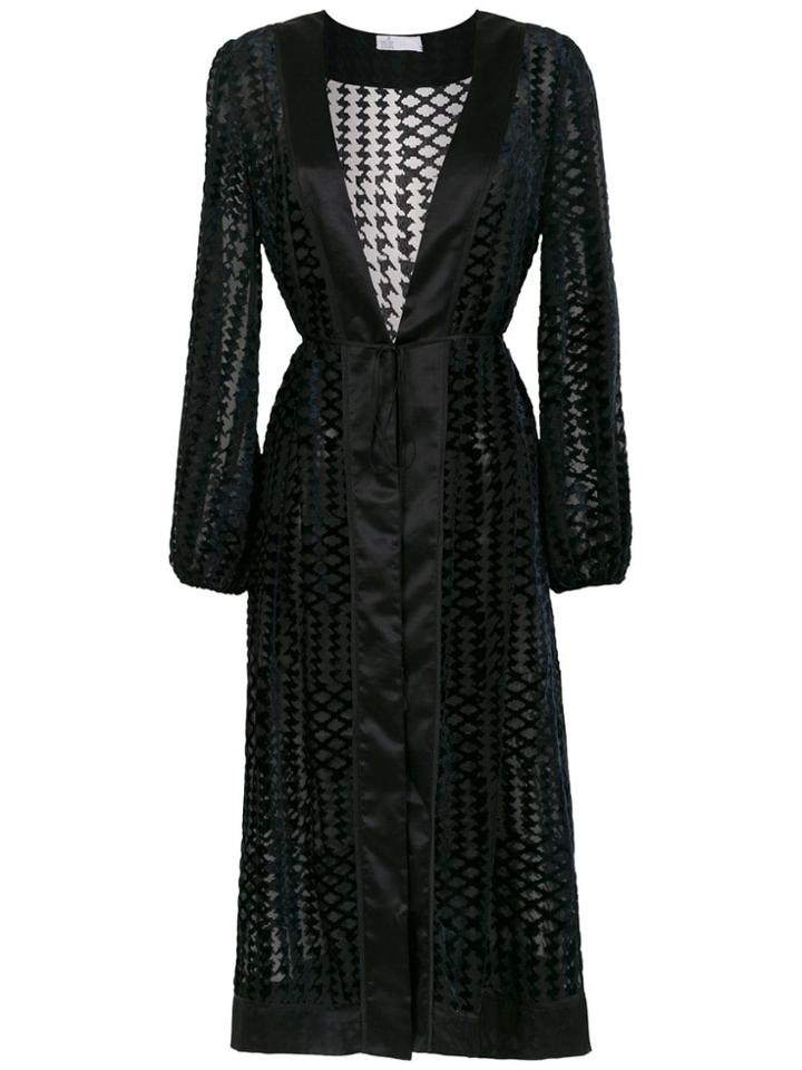Nk Long Knitted Kimono - Blue