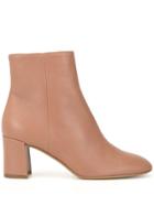 Mansur Gavriel Mid-heel Ankle Boots - Pink
