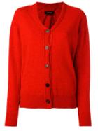 Isabel Marant Knitted Cardigan, Women's, Size: 38, Red, Cotton/wool/yak