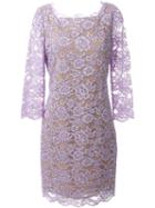 Diane Von Furstenberg 'zarita Long' Dress, Women's, Size: 12, Pink/purple, Cotton/nylon/polyester/rayon
