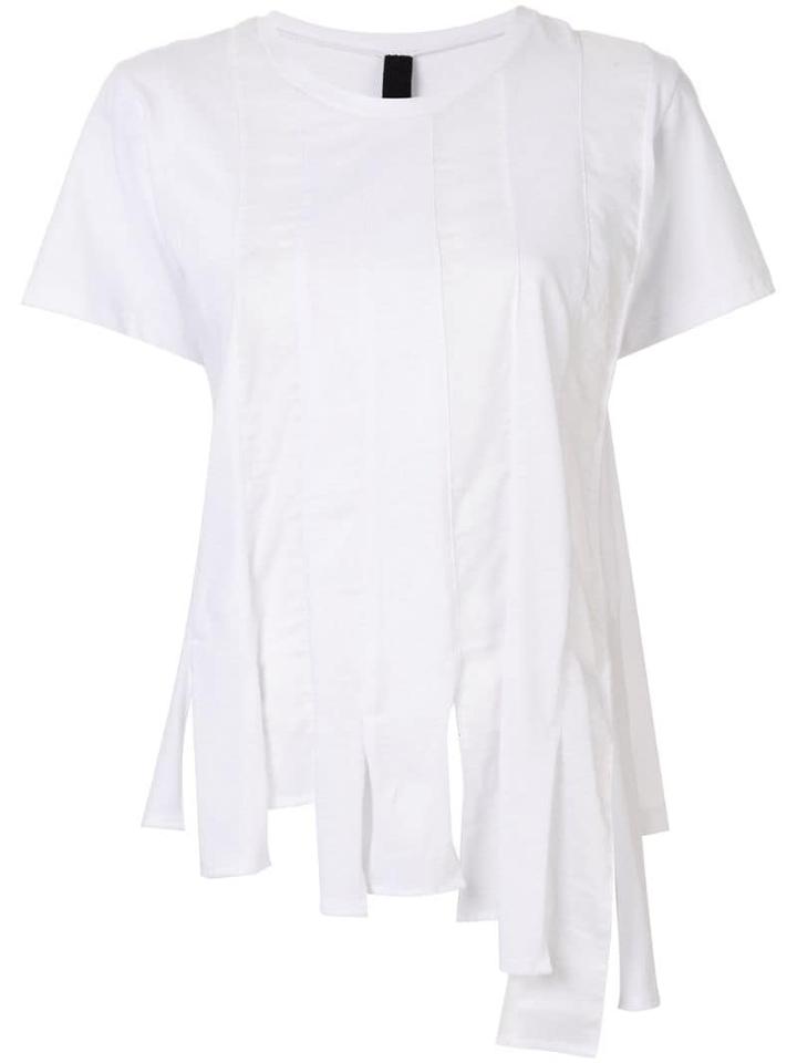 Symetria Sequential Asymmetric T-shirt - White