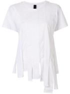 Symetria Sequential Asymmetric T-shirt - White