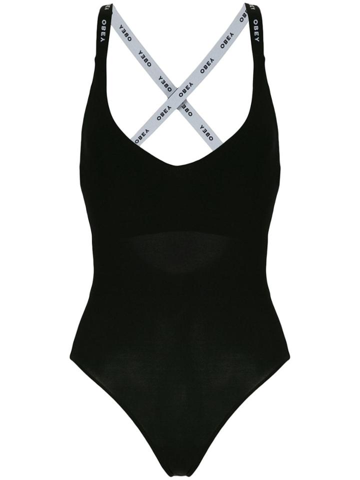 Obey Logo Strap Bodyd - Black