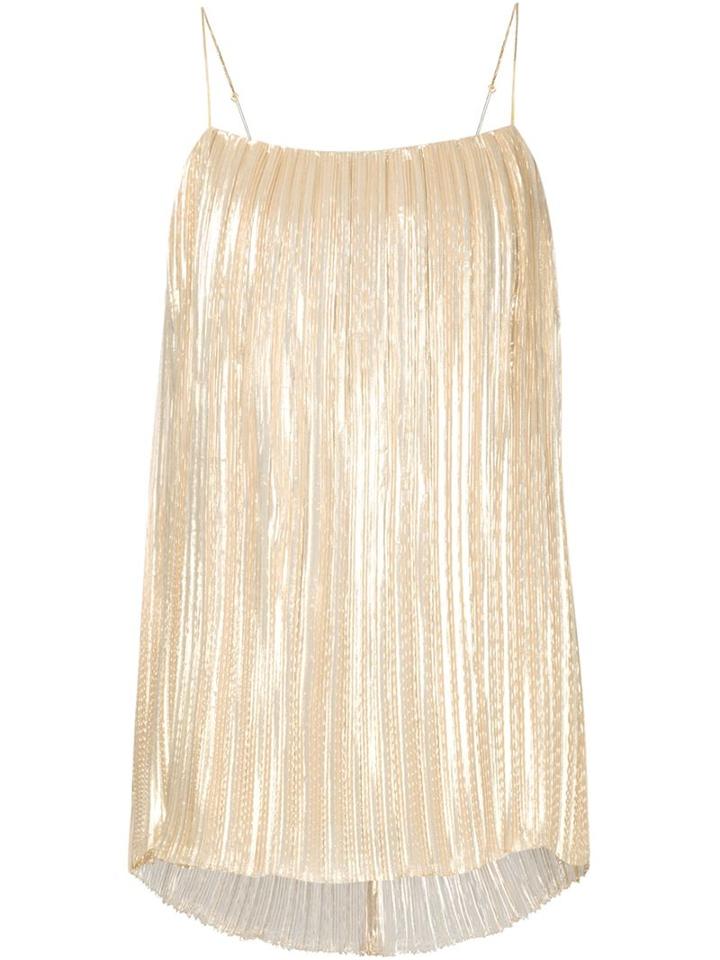 Adam Lippes Long Pleated Camisole