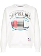 Supreme Champion X Supreme Sweatshirt - White