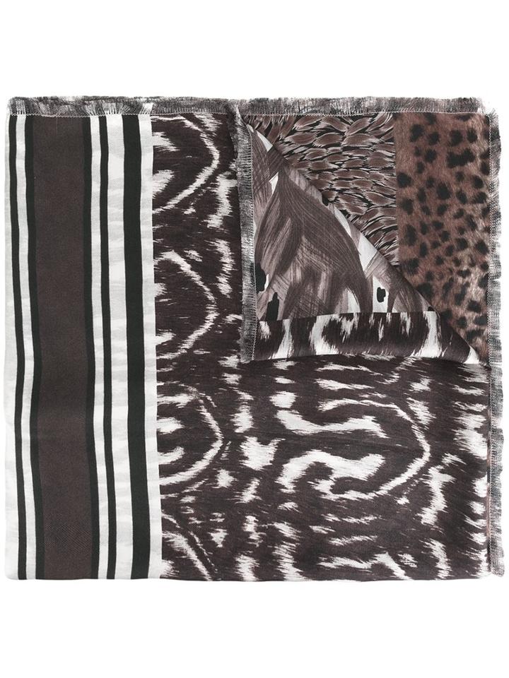 Pierre-louis Mascia 'fanory' Scarf, Women's, Brown, Silk